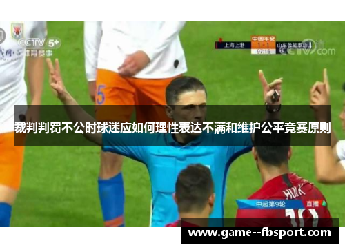 裁判判罚不公时球迷应如何理性表达不满和维护公平竞赛原则