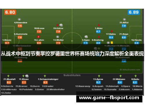 从战术中枢到节奏掌控罗德里世界杯赛场统治力深度解析全面表现