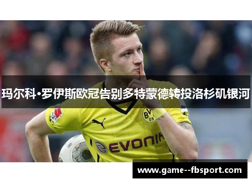 玛尔科·罗伊斯欧冠告别多特蒙德转投洛杉矶银河 玛尔科·罗伊斯欧冠告别多特蒙德转投洛杉矶银河